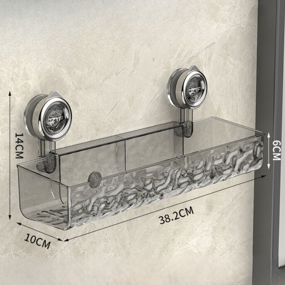 Estante Esquinero con Ventosa para Cuarto de Baño