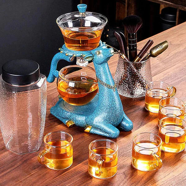 Artístico Juego Para Preparar Té Con Diseño De Animales - Exclusiva Tetera Para Beber Té Con Estilo