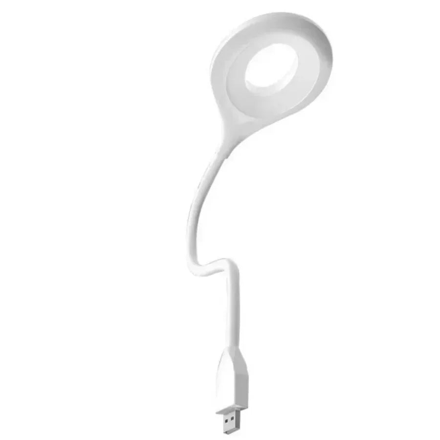 Luz De Noche Compacta Y Recargable - Luz LED Flexible Para Escritorio Y Mesilla De Noche