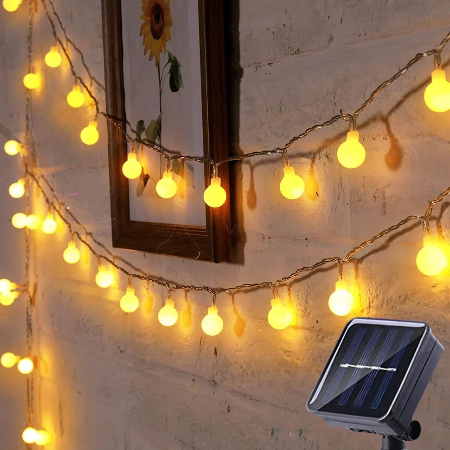 Luces De Hadas Alimentadas Por Energía Solar Para Uso En Exteriores
