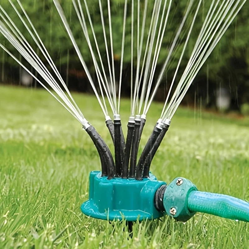Sistema De Riego De Jardín 12 En 1 - Aspersor Ajustable Con Riego De 360 Grados