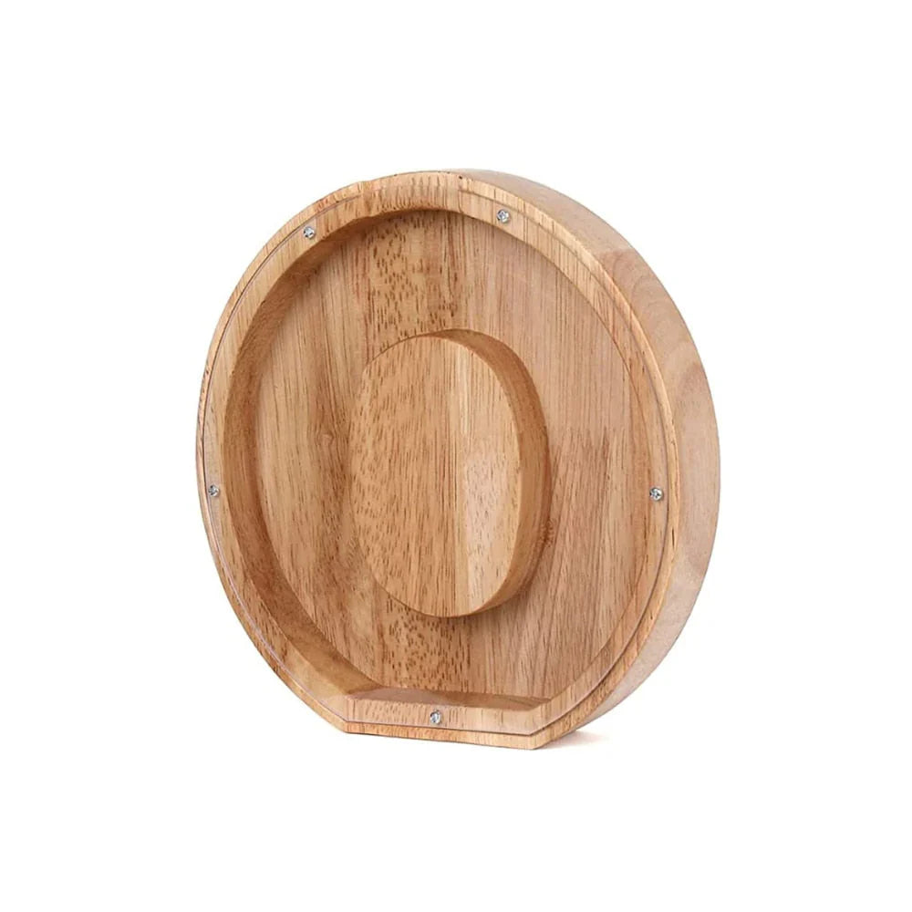 Hucha De Madera Con Forma De Alfabeto Y Ventana Transparente Para Ahorrar Con Estilo
