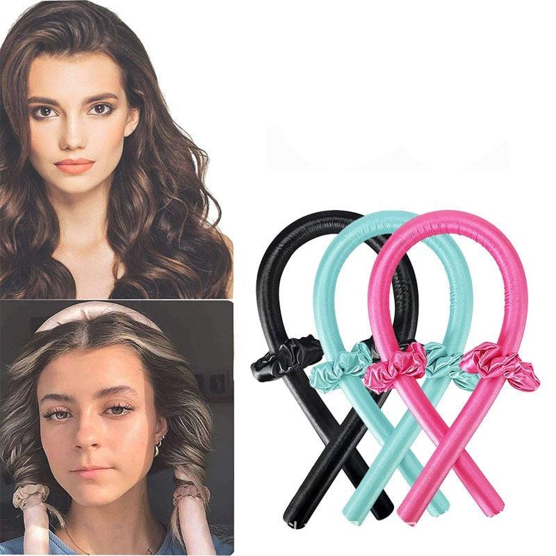 Annelieskruller | Aparato de Peinado de Rizos sin Calor para Mujer Pelo Largo
