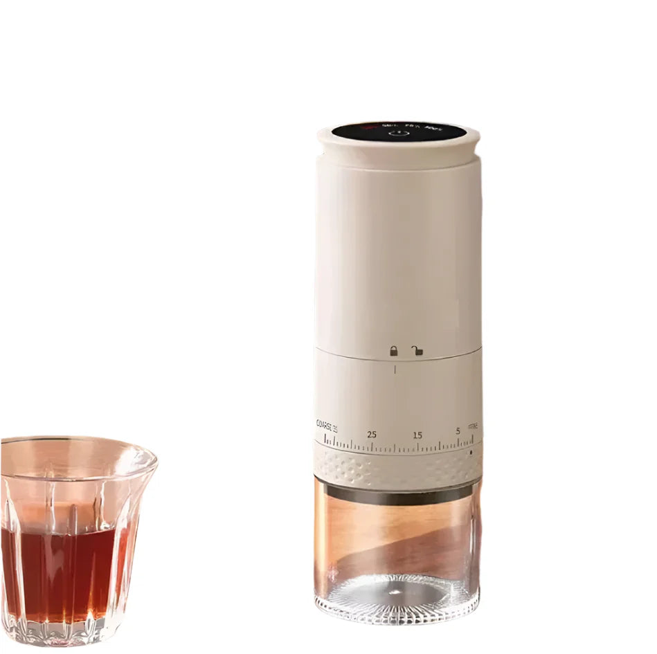 Molinillo De Café Eléctrico Portátil Con Molido Ajustable
