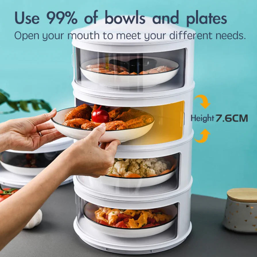 Lata Multifuncional Apilable para Almacenar Alimentos - Sistema de Almacenamiento de Alimentos que Ahorra Espacio y Es Práctico