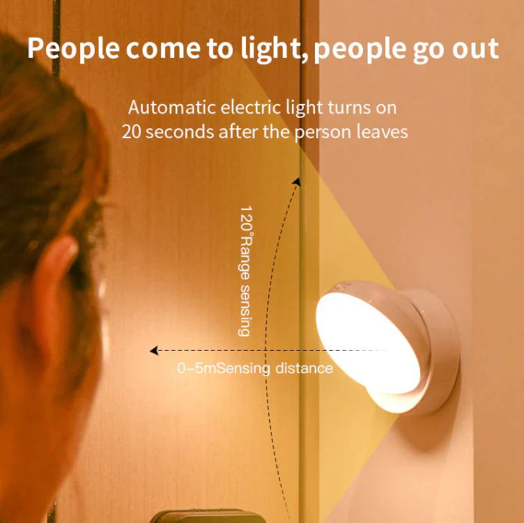 Iluminación Nocturna Inteligente Con Sensor De Movimiento : Ahorra Energía Y Es Automática
