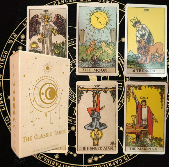 Mazo de Tarot Tradicional con 78 Cartas