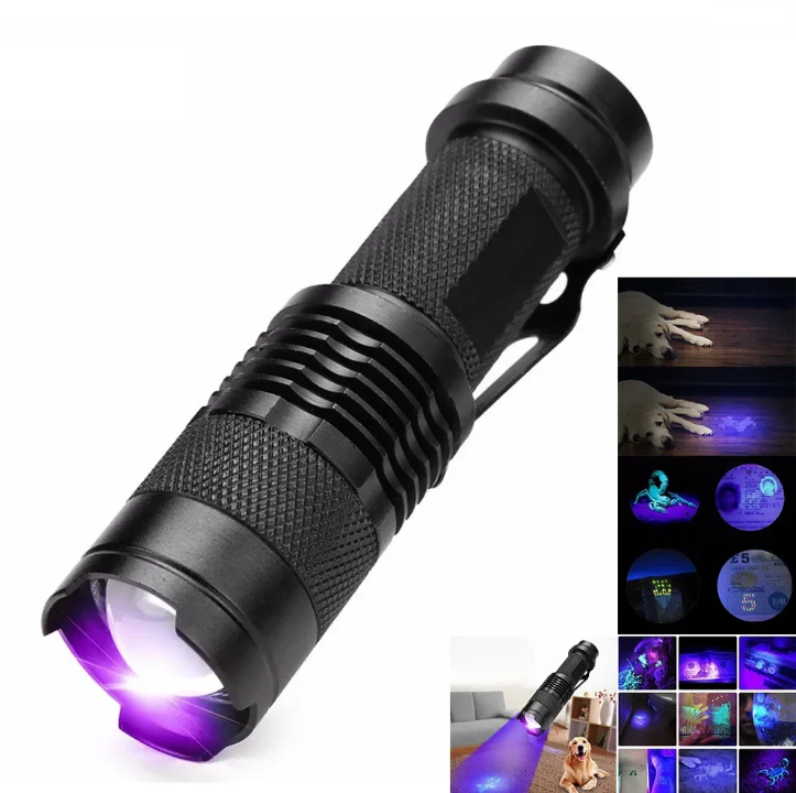 Linterna LED UV - Luz Ultravioleta para la Detección de Manchas y la Detección de Orina de Mascotas