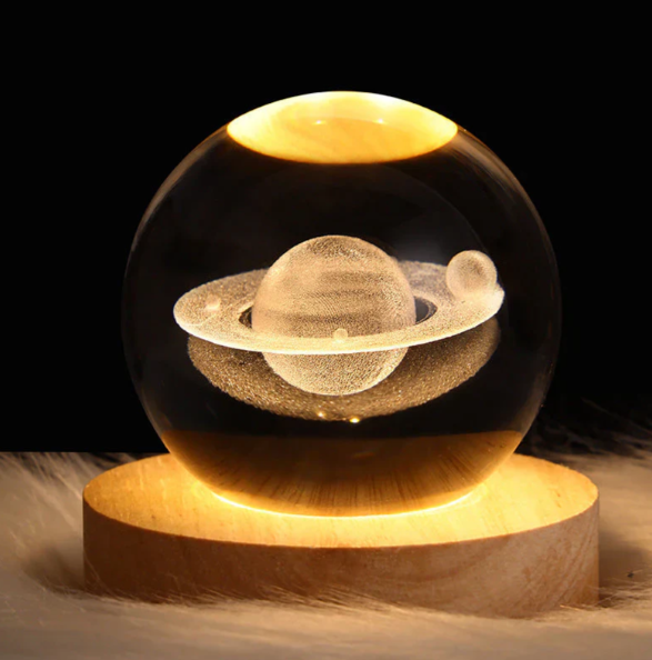 Luz de Ambiente de Cristal 3d