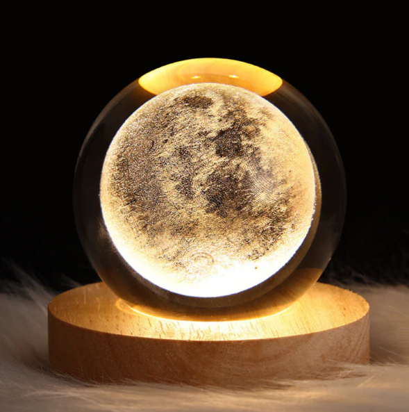 Luz de Ambiente de Cristal 3d