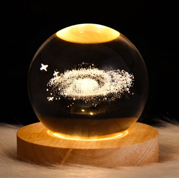 Luz de Ambiente de Cristal 3d