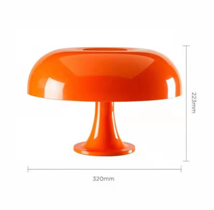 Lámpara de Sobremesa Led de Diseño Moderno con Forma de Seta - Minimalista para Dormitorio y Salón