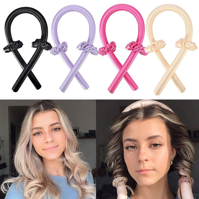 Annelieskruller | Aparato de Peinado de Rizos sin Calor para Mujer Pelo Largo