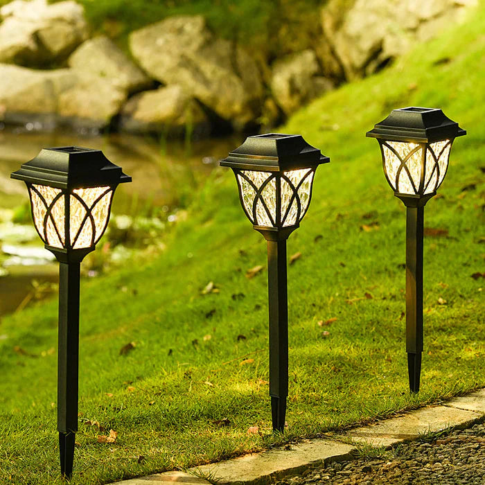 Iluminación Solar De Jardín Con Encanto Natural - Elegantes Lámparas Para Exteriores Lámparas Solares De Jardín Con Encanto Natural