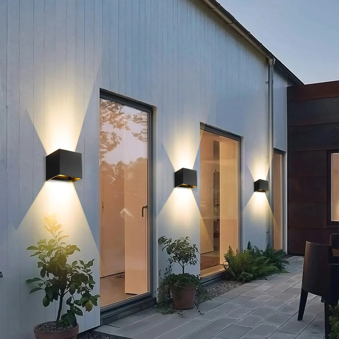 Moderno Aplique Led De Diseño Cúbico Luz De Pared Led De Diseño Cúbico