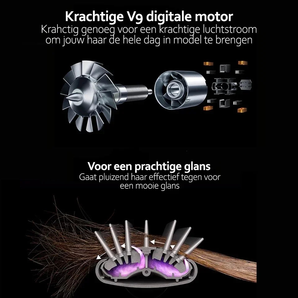 5 en 1 Plancha y Moldeador de Pelo con Tecnología de Iones para un Cabello Brillante para un Cabello Más Suave y Brillante