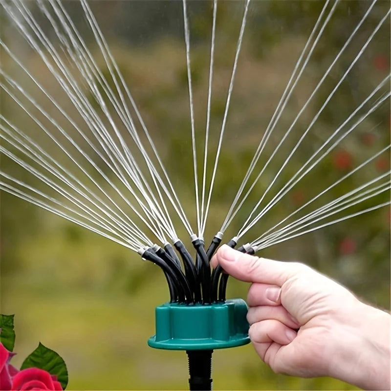 Sistema De Riego De Jardín 12 En 1 - Aspersor Ajustable Con Riego De 360 Grados