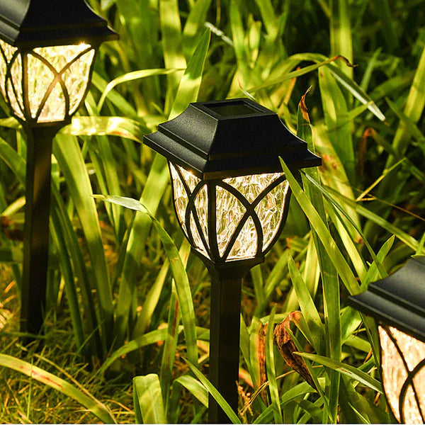 Iluminación Solar De Jardín Con Encanto Natural - Elegantes Lámparas Para Exteriores Lámparas Solares De Jardín Con Encanto Natural