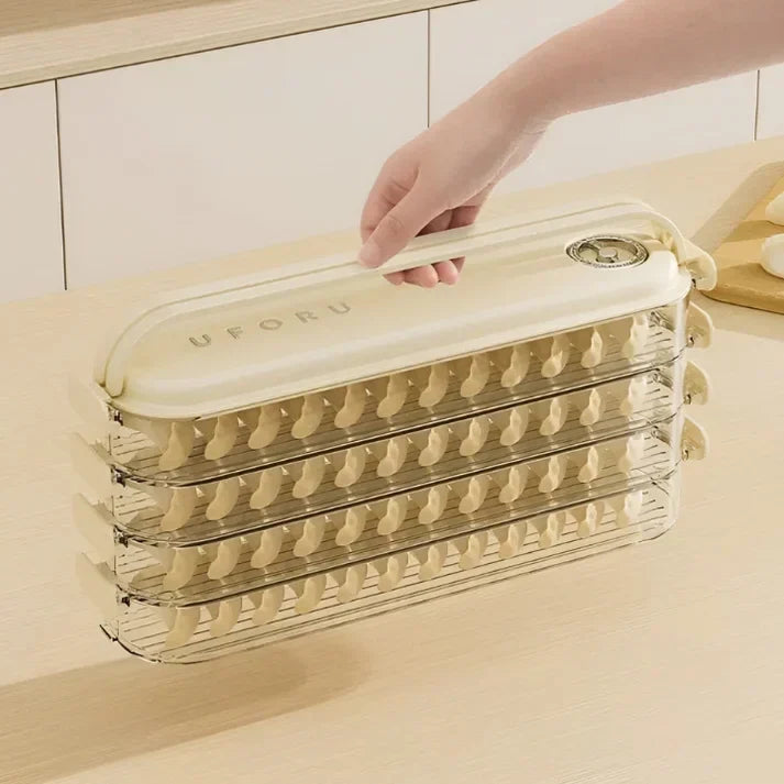 Contenedores De Frescura Apilables Con Válvula De Frescura - Soluciones De Almacenamiento Para Alimentos En El Frigorífico - Set De 4