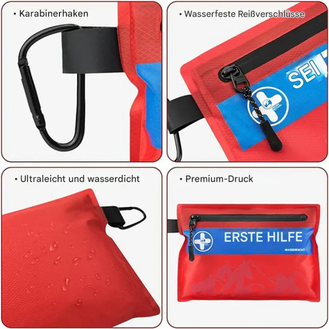 Botiquín De Primeros Auxilios Impermeable - Práctico Botiquín De Primeros Auxilios Para Exteriores Y Viajes