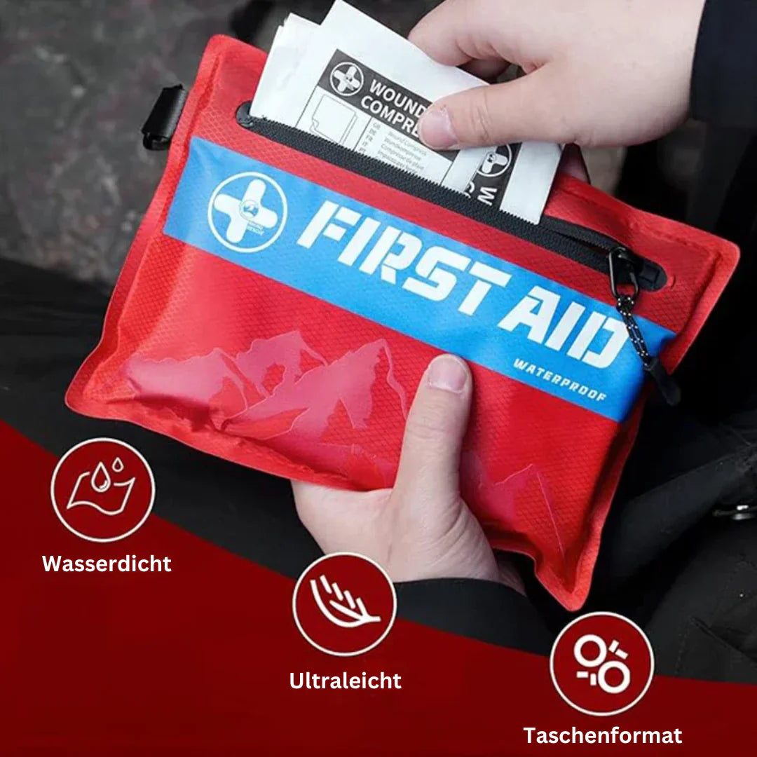 Botiquín De Primeros Auxilios Impermeable - Práctico Botiquín De Primeros Auxilios Para Exteriores Y Viajes