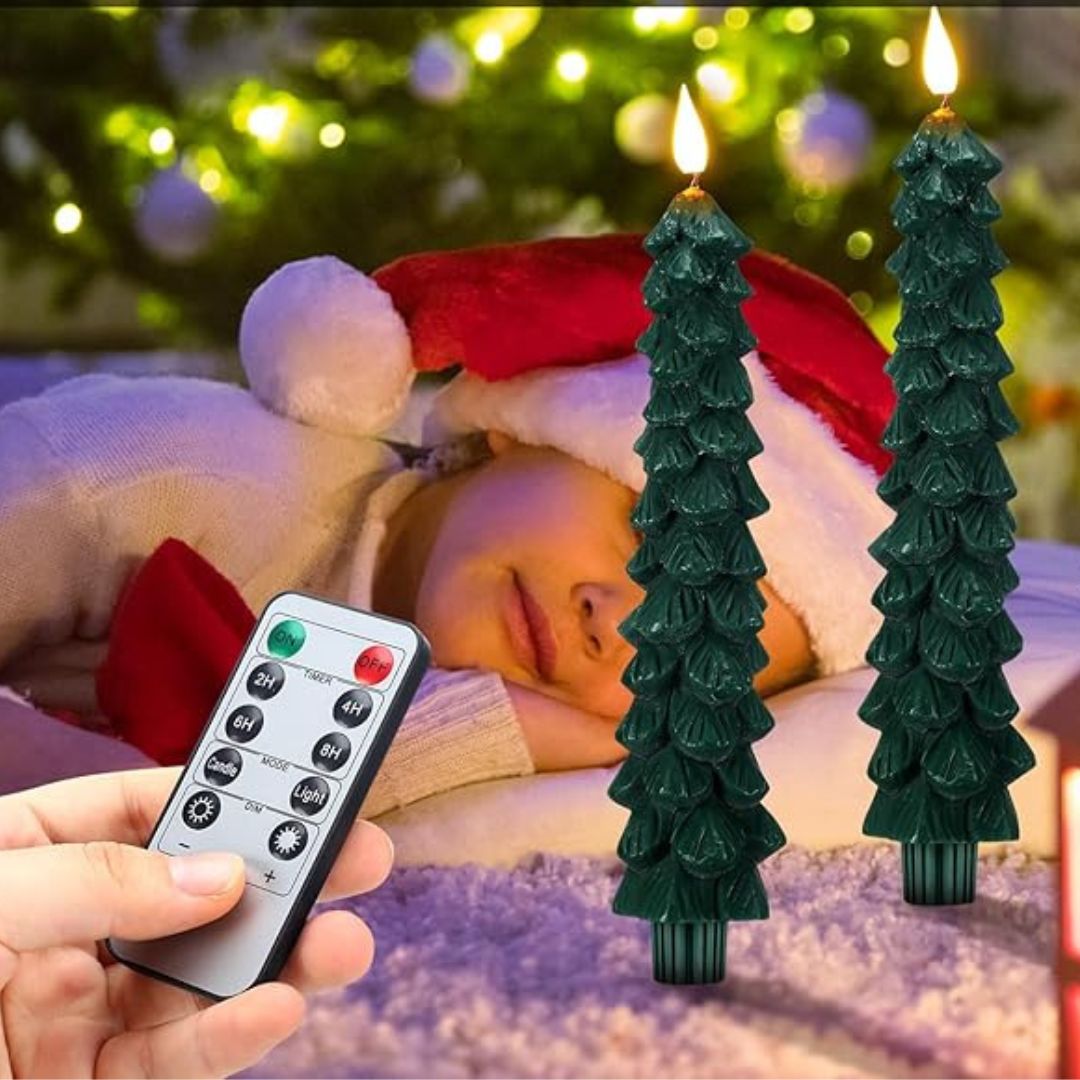 Luces Led para Velas de Navidad
