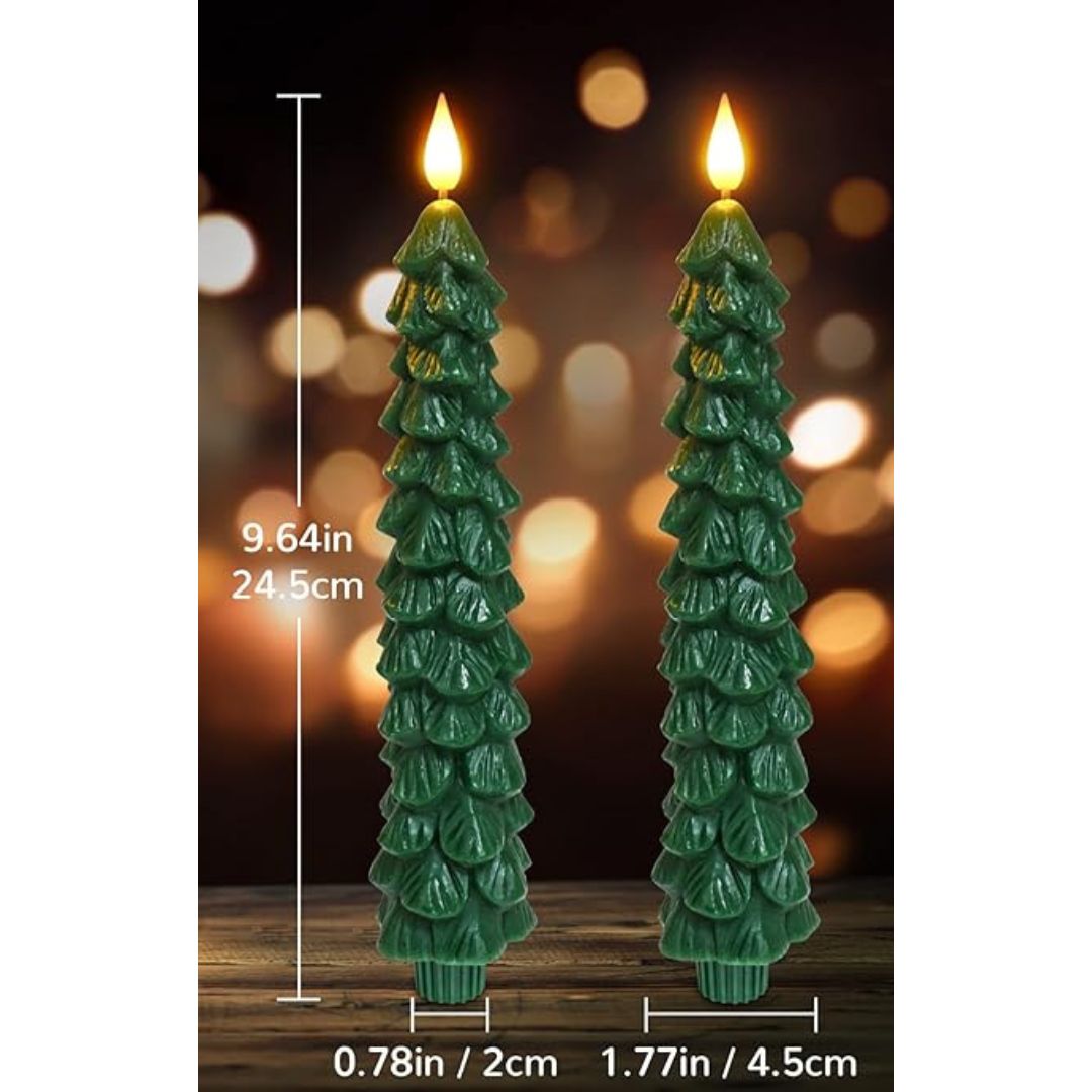 Luces Led para Velas de Navidad