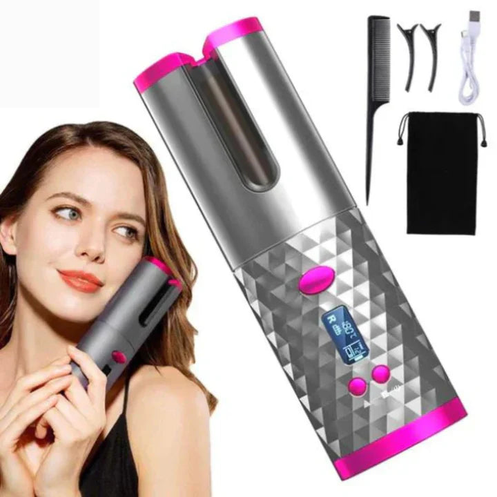 Rizador Automático Perfectcurl sin Cables y Recargable para unos Rizos Perfectos Perfectcurl