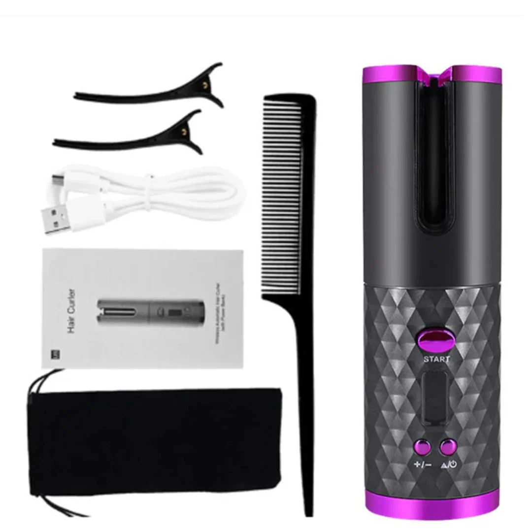 Rizador Automático Perfectcurl sin Cables y Recargable para unos Rizos Perfectos Perfectcurl