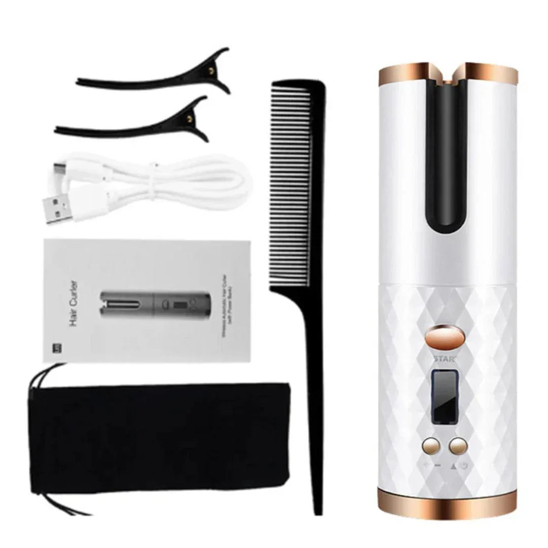 Rizador Automático Perfectcurl sin Cables y Recargable para unos Rizos Perfectos Perfectcurl