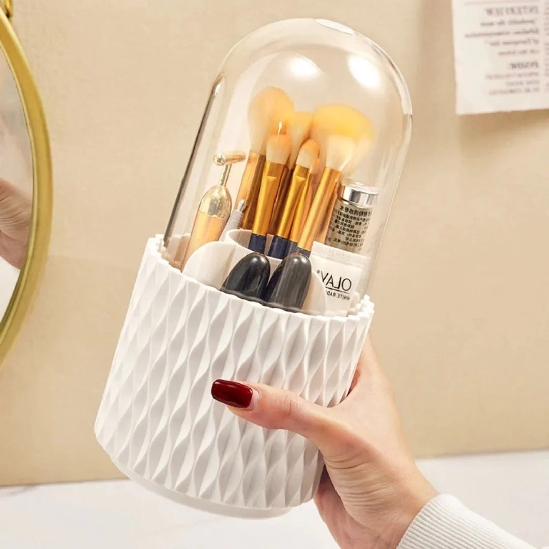 Portapinceles De Maquillaje De Lujo Con Funda Protectora