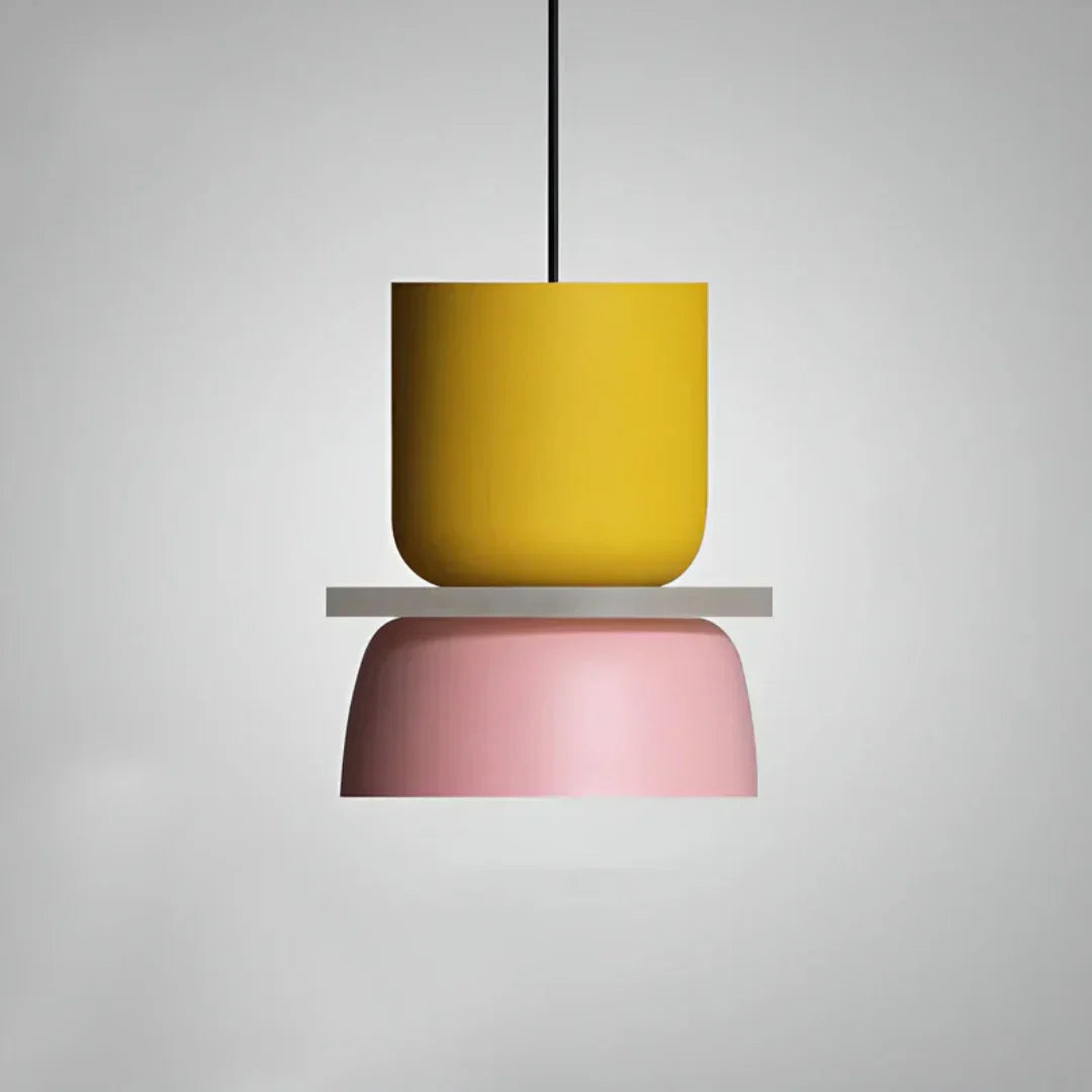 Lámpara Colgante Led con Diseño Macaron Colorido Diseño Macaron