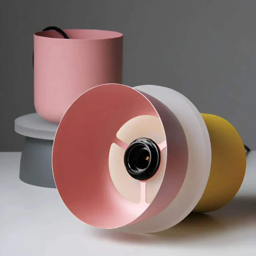 Lámpara Colgante Led con Diseño Macaron Colorido Diseño Macaron