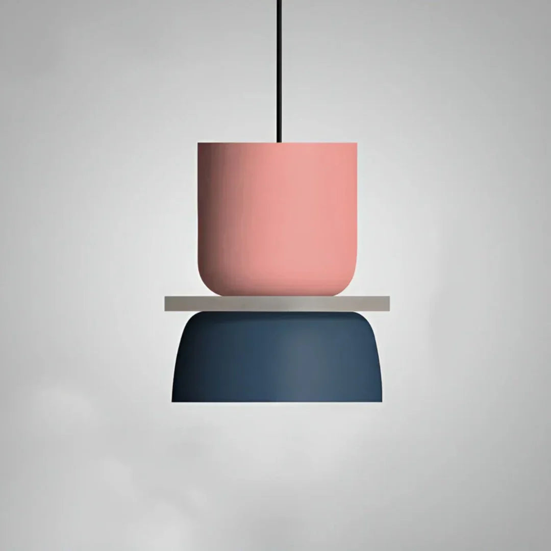 Lámpara Colgante Led con Diseño Macaron Colorido Diseño Macaron
