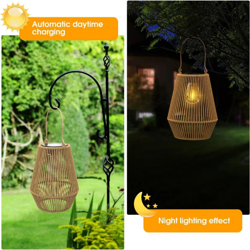 Luz Solar de Jardín Resistente a la Intemperie Fabricada Manualmente