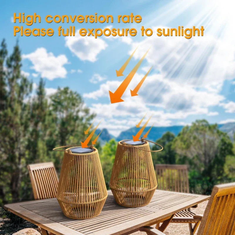 Luz Solar de Jardín Resistente a la Intemperie Fabricada Manualmente