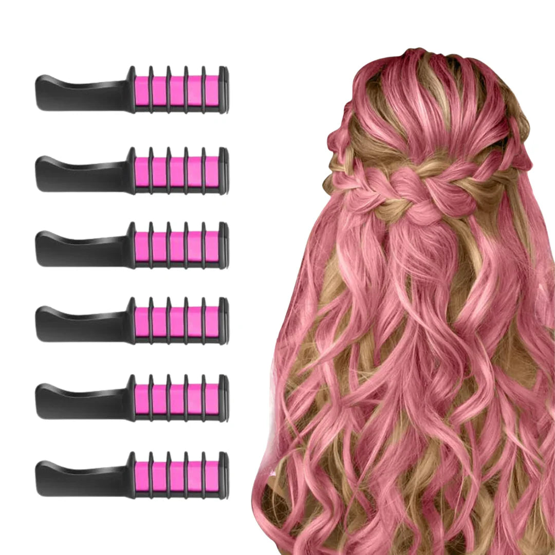 Lápiz de Tiza Lavable para el Cabello para Acentos de Color en el Cabello