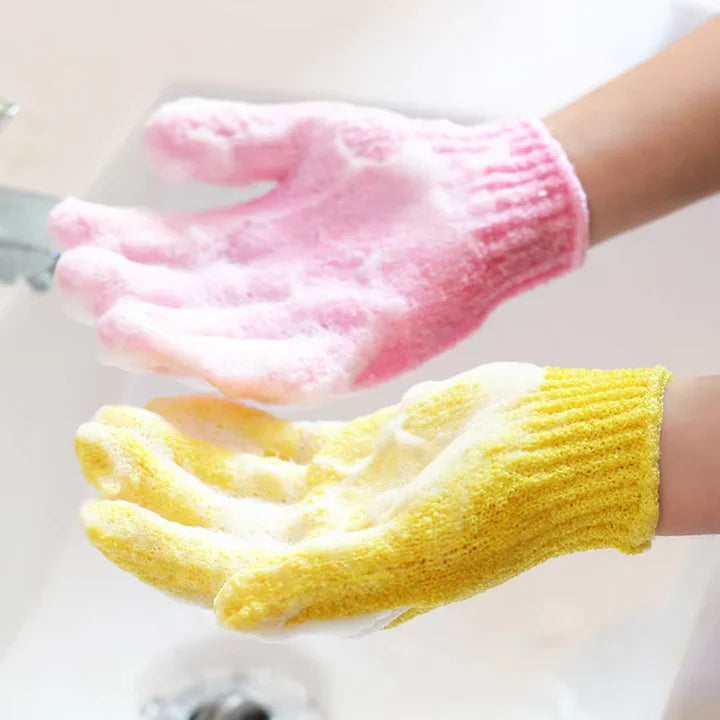 Guantes de Baño Exfoliantes - Set de 2