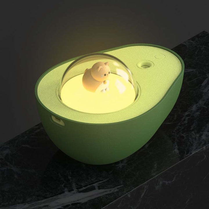 Humidificador Con Luz Nocturna Avocado