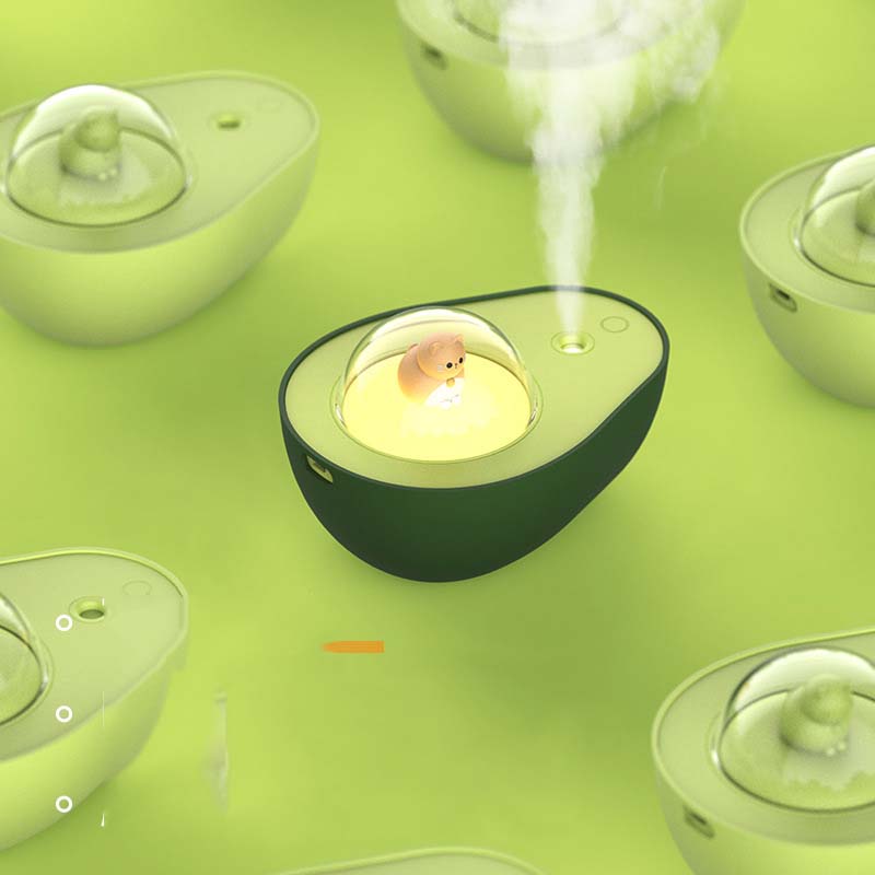 Humidificador Con Luz Nocturna Avocado
