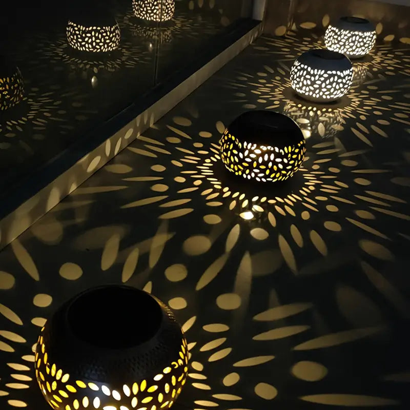 Iluminación Solar Punteada Para Jardín - Lámpara Decorativa Para Zonas Exteriores Y Patios