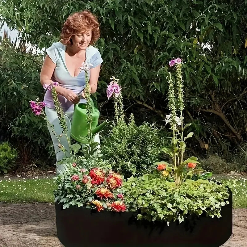 Bolsa Redonda Para El Crecimiento De Las Plantas - Contenedor De Jardín Para Facilitar El Crecimiento De Las Plantas Bolsa Redonda Para El Crecimiento De Las Plantas