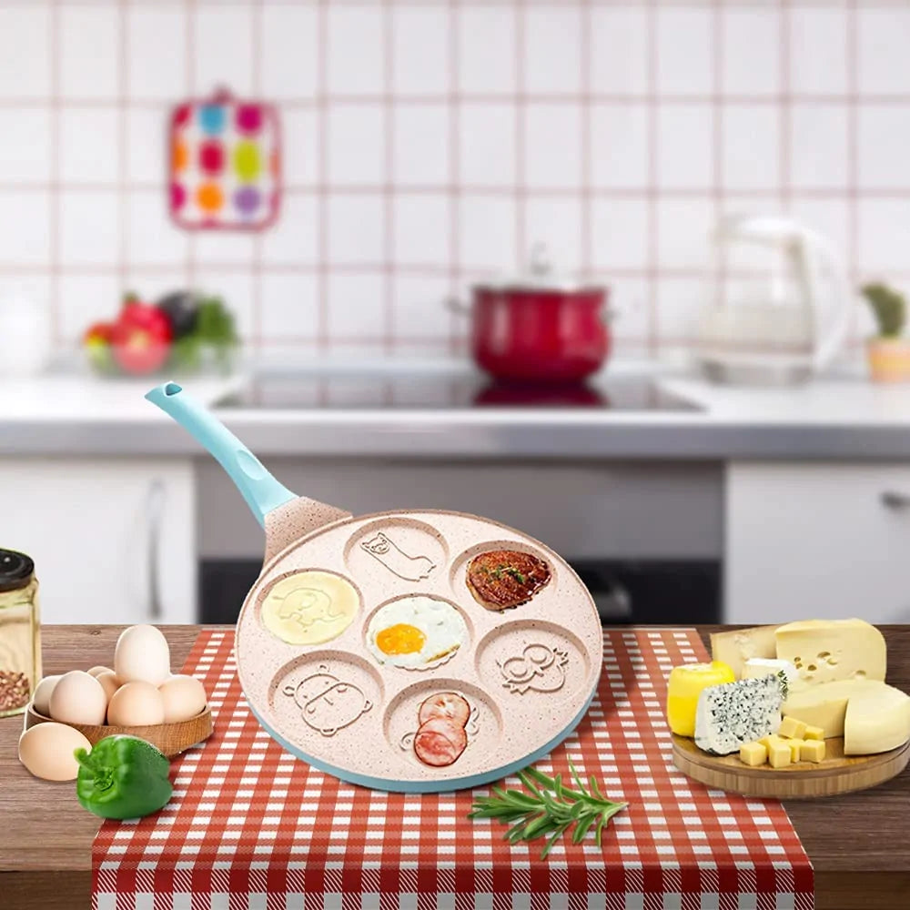 Sartén De Desayuno Para Niños - Divertidos Moldes Para Tortitas Y Huevos Fritos