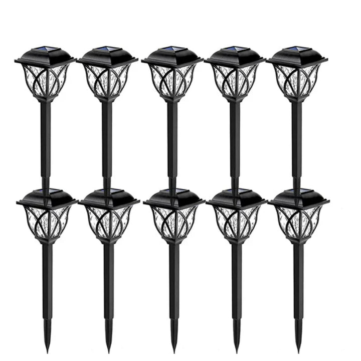 Iluminación Solar De Jardín Con Encanto Natural - Elegantes Lámparas Para Exteriores Lámparas Solares De Jardín Con Encanto Natural