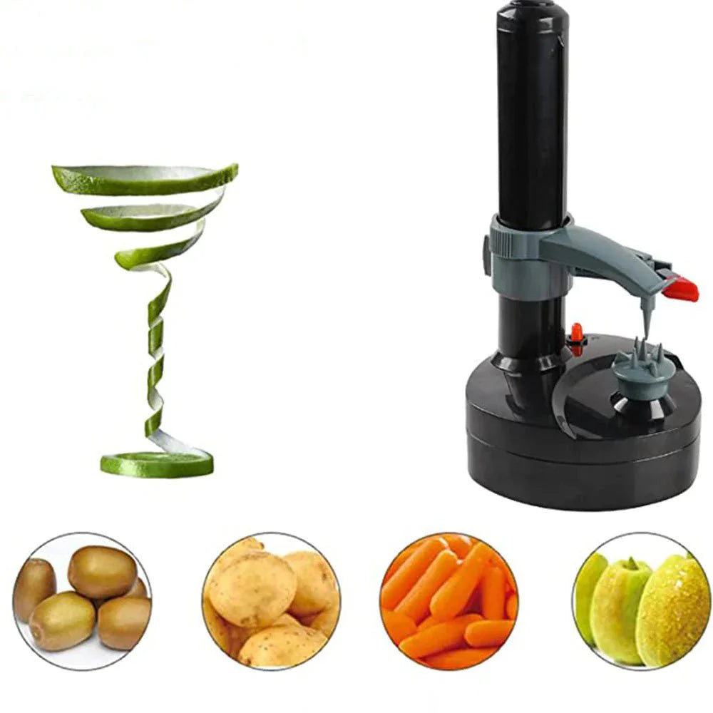 Peladora Automática De Frutas Y Verduras Con Un Solo Botón