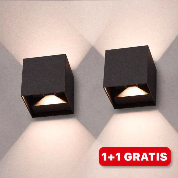 Moderno Aplique Led De Diseño Cúbico Luz De Pared Led De Diseño Cúbico