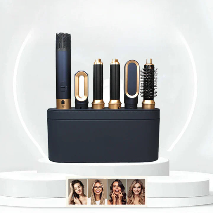 5 en 1 Plancha y Moldeador de Pelo con Tecnología de Iones para un Cabello Brillante para un Cabello Más Suave y Brillante