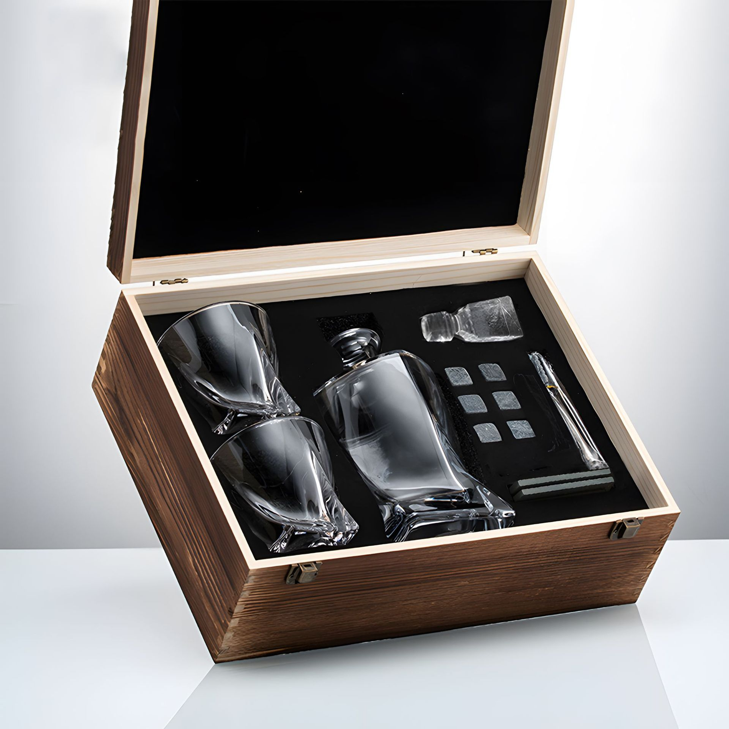 Exclusivo Juego de Whisky de Cristal con Jarra y Vasos
