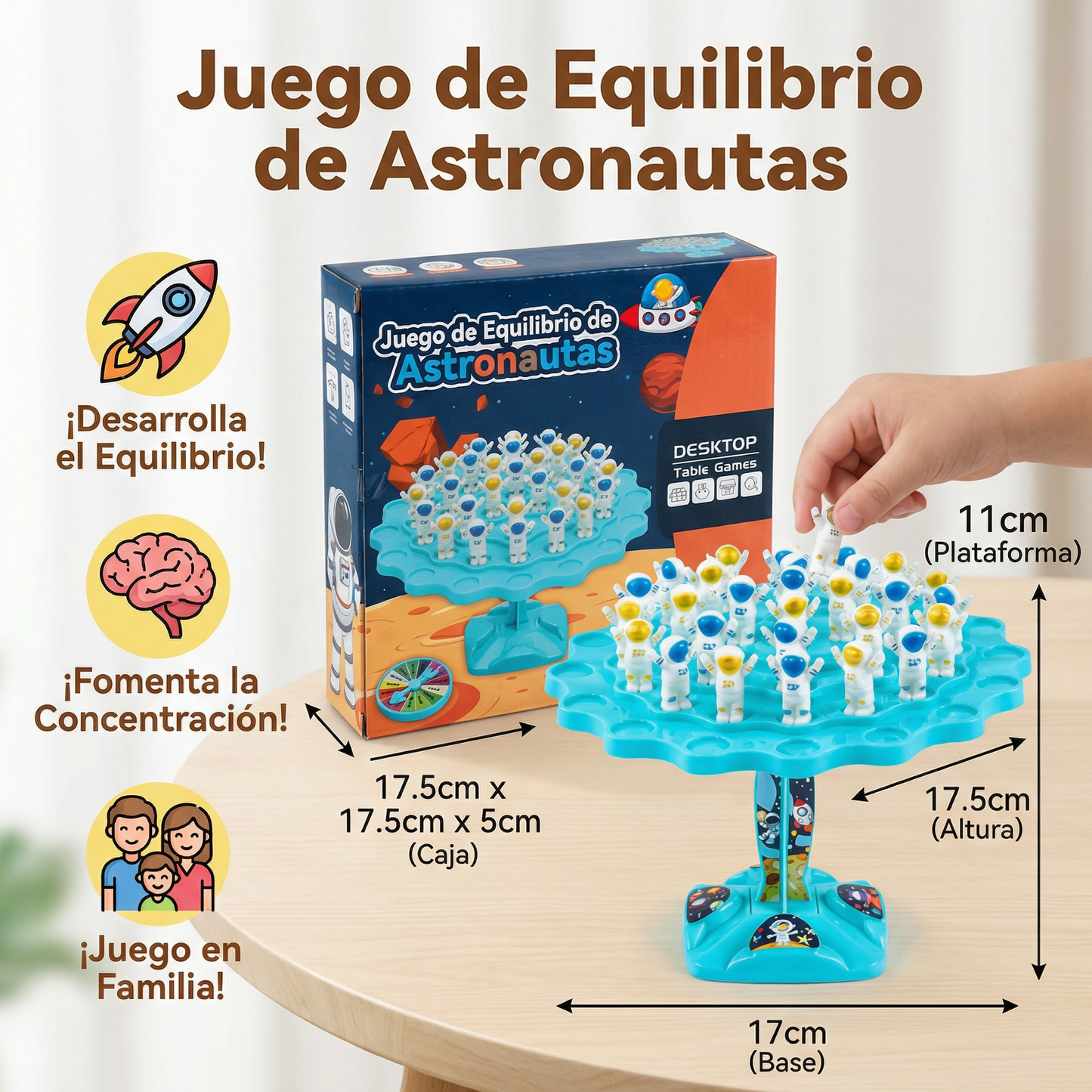 Juego de Equilibrio de Astronautas