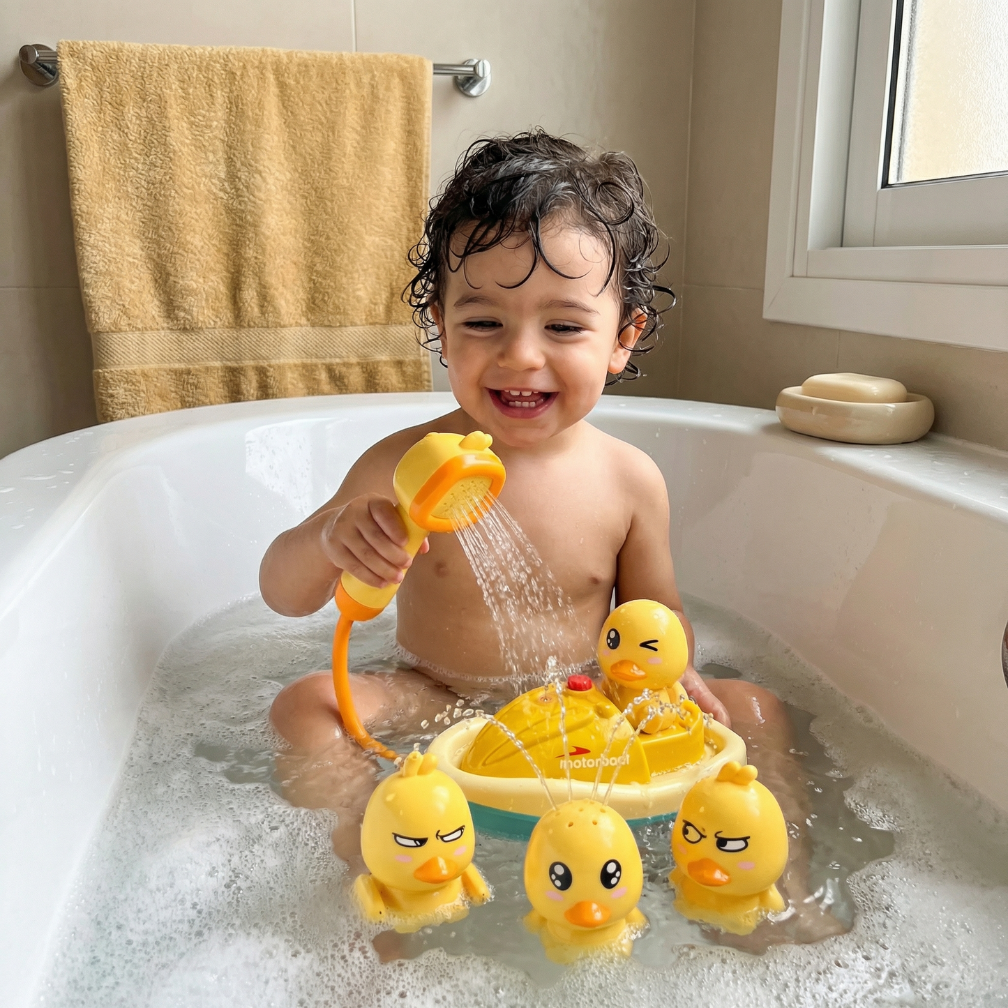 Juego de juguetes de baño para bebés